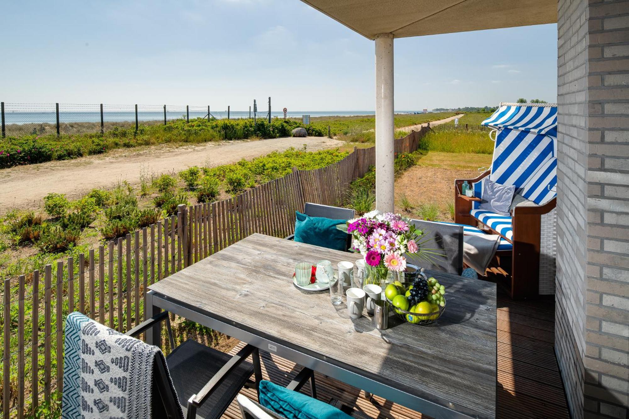 Beachterracefour- Eg, Meerblick, Terrasse, Kamin, Sauna Olpenitz Εξωτερικό φωτογραφία
